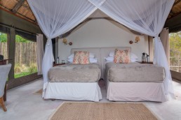 The room view in Royal Zambezi Lodge.